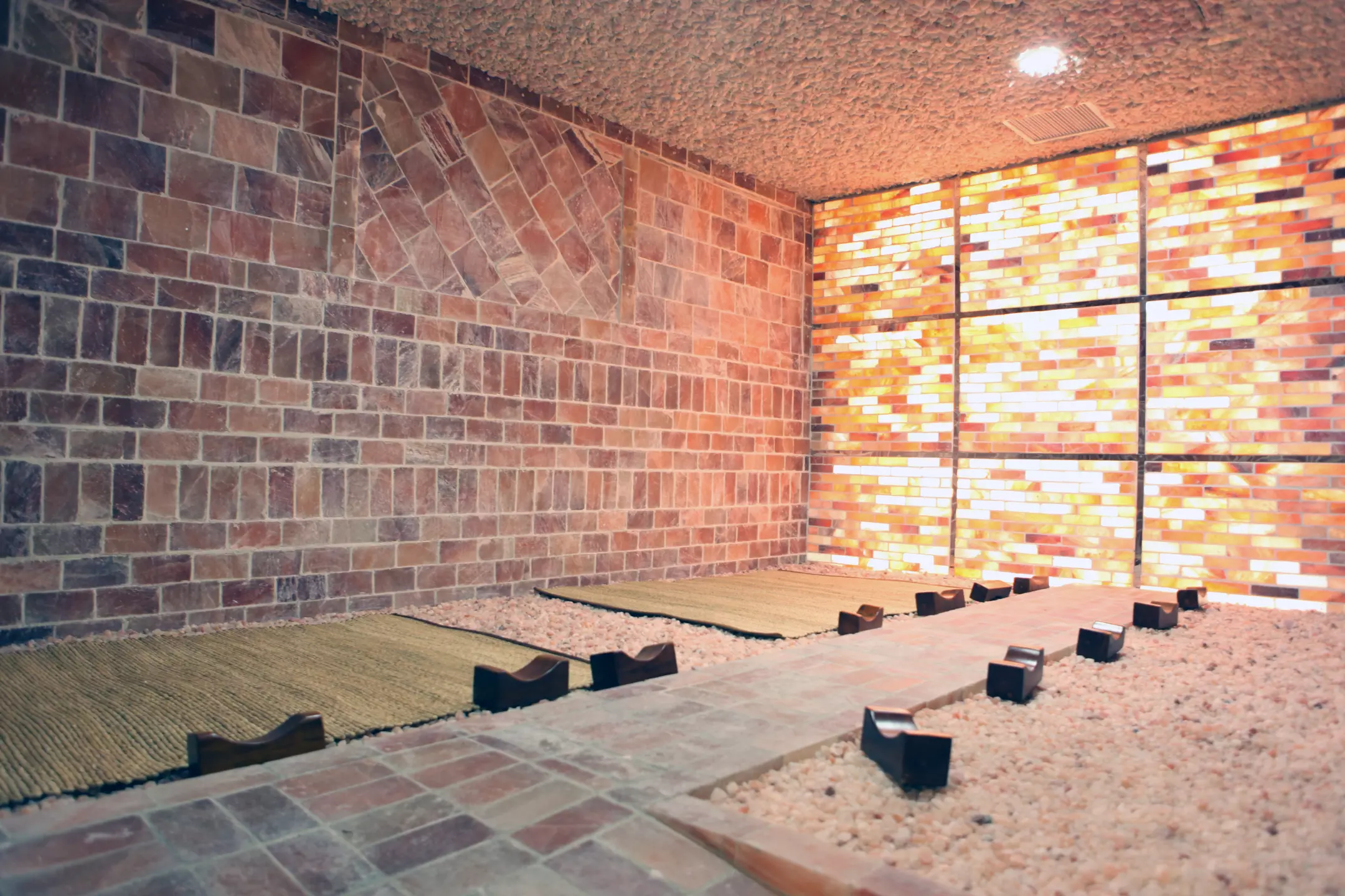 Relaxing spa interior at Wi Spa in Koreatown